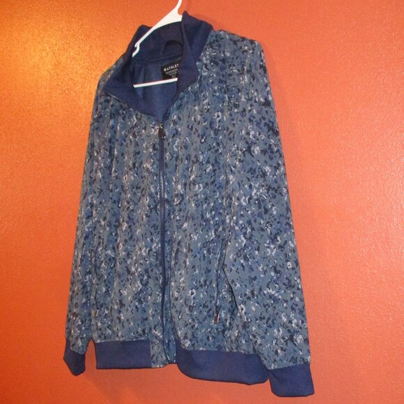 Athleta Woman X Large Blue Dark Blue Full Zip Pockets Jacket - Picture 3 of 8